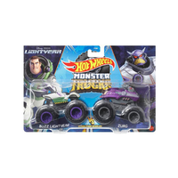 Mattel Hot Wheels Monster Trucks: Demolition Doubles Buzz Lightyear vs. Zurg 2db-os monster kisautó szett 1/64 - Mattel