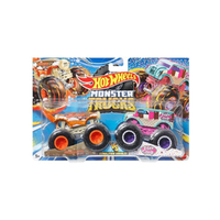 Mattel Hot Wheels Monster Trucks: Demolition Doubles CarbonatorXXL vs. Bad Scoop 2db-os monster kisautó szett 1/64 - Mattel