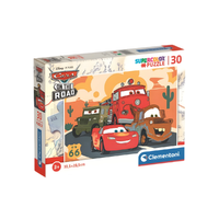 Clementoni Cars: Verdák az utakon 30 db-os supercolor puzzle - Clementoni