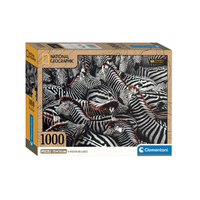 Clementoni National Geographic - Zebrák 1000 db-os puzzle - Clementoni