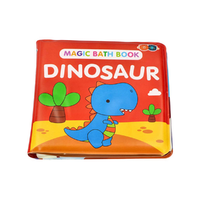 Flair Toys Buddy&Barney Fürdőjáték: Színváltós dinoszauruszos fürdőkönyv