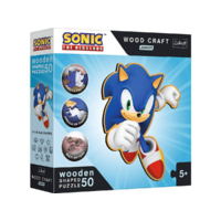 Trefl Wood Craft Junior: Sonic a sündisznó fa puzzle 50db-os - Trefl