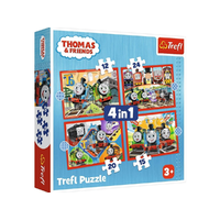 Trefl Thomas a gőzmozdony 4 az 1-ben puzzle - Trefl