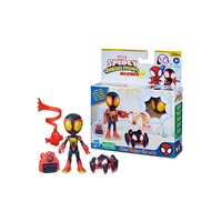 Hasbro Pókember: Póki és csodálatos barátai - Miles Morales 10cm-es akciófigura kiegészítőkkel - Hasbro