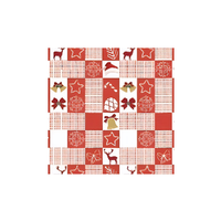 Cardex Csomagolópapír piros-fehér karácsonyi mintával 200x70cm