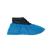  Eldobható gumis cipővédő kék 100db