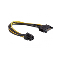 Delock DELOCK tápkábel SATA 15 pin > 6 pin PCI Express