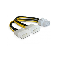 Delock DELOCK tápkábel PCI Express 8 pin > 2x Molex VGA-hoz