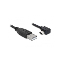 Delock DELOCK kábel USB 2.0 Type-A male > USB Mini-B male 90 fokos 2m