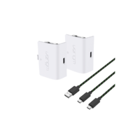 VENOM VENOM XBOX Series S/X & One Kiegészítő 2db akkumulátor + 3m Töltő kábel Fehér, VS2872