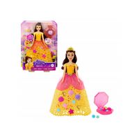 Mattel Disney Hercegnők: Virág varázslat Belle baba kiegészítőkkel - Mattel