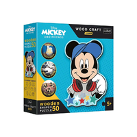 Trefl Wood Craft Junior: Disney Mickey egér világa fa puzzle 50db-os - Trefl