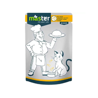 Master Cat Master cat csirkés alutasakos macskaeledel 80g