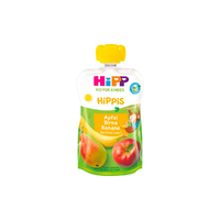 HiPP HiPP HiPPiS Bio Gyümölcspüré alma körte banán 4 hónapos kortól 100g
