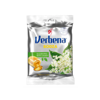 Verbena Verbena Light töltött cukorka édesítőszerekkel, bodzával és C vitaminnal 60 g