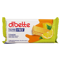 Dibette Dibette citrom ízű krémmel töltött ostya, fruktózzal gluténmentes 50 g