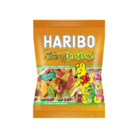 Haribo Haribo Tangfastics gyümölcsízű gumicukorka keverék, részben kóla ízesítéssel 100 g
