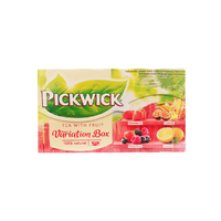 Pickwick Pickwick variation box variációk gyümölcsízű fekete teák gyümölcsdarabokkal 20 filter 30 g