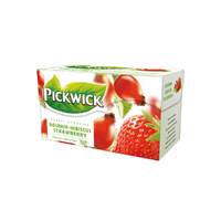 Pickwick Pickwick Herbal Goodness eperízű csipkebogyó tea hibiszkusszal, eperdarabokkal 50 g