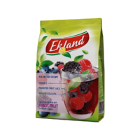 Ekland Ekland azonnal oldódó erdei vegyesgyümölcs ízű tea üdítőitalpor C-vitaminnal 300 g