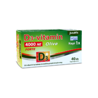 JutaVit JutaVit D3-vitamin 4000 NE Oliva Forte lágy kapszula 40db