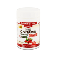 JutaVit JutaVit C-vitamin 1000 mg + D3 + Cink retard filmtabletta csipkebogyóval 100db