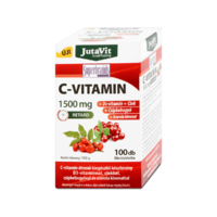 JutaVit JutaVit C-vitamin 1500 mg filmtabletta + acerola-kivonat + csipkebogyó + D3-vitamin + cink 100db