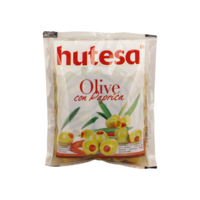 Hutesa Hutesa paprikakrémmel töltött zöld magozott olajbogyó enyhén sós lében 180 g