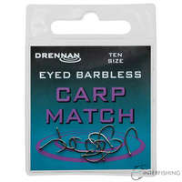 DRENNAN Drennan Eyed Barbless Carp Match 14 horog