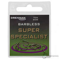 DRENNAN Drennan Super Specialist Barbless 06 horog