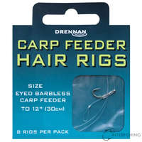 DRENNAN Drennan Carp Feeder Hair Rigs 12-7 lb előkötött horog