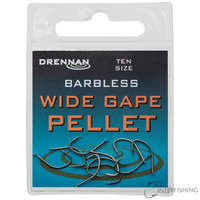 DRENNAN Drennan Barbless Wide Gape Pellet 20 horog