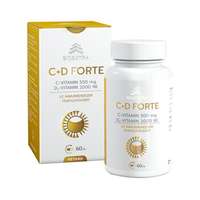 Bioextra Bioextra C-vitamin 500 mg + D3-vitamin 2000 NE Forte retard étrend-kiegészítő kapszula 60x