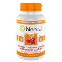 Bioheal Bioheal Acerolás C-vitamin 1100 mg + D3-vitamin 2200 NE 105 db