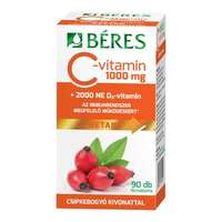 Béres Béres C-vitamin 1000 mg retard + D3 2000 NE filmtabletta, 90 db