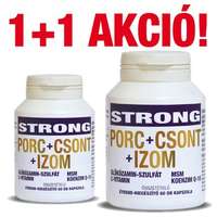 Strong Porc+Csont+Izom Glükózamin-szulfát,MSM étrend-kiegészítő 60 db kapszula 1+1 Ajánlat