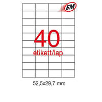  Etikett A1778 29,7x52,5mm 500ív Apli