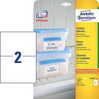 AVERY Etikett címke speciális L7974-25 fagyasztó címke 210 x 148 mm Avery