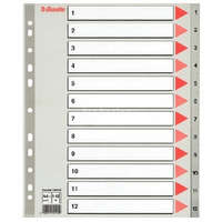  Regiszter A/4 1-12 műanyag Maxi 100125