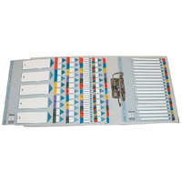 Regiszter A/4 karton jan-dec reg. Mylar 100165