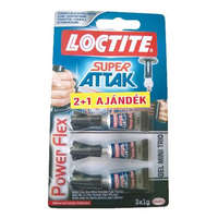 Pillanatragasztó Super Attak Mini Trio gél 3 x 1g cseppmentes