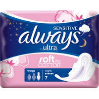 ALWAYS Always egészségügyi betét Ultra Sensitive Night 7 db