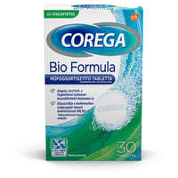 COREGA Corega Bio Formula antibakteriális hatású műfogsortisztító tabletta 30 db