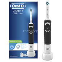ORAL-B Oral-B D100 Vitality elektromos fogkefe fekete CrossAction fejjel