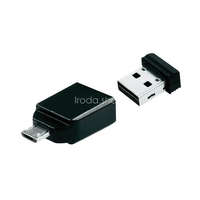 VERBATIM USB drive Verbatim USB 2.0 8GB +micro USB adapter, táblagéphez "Nano"