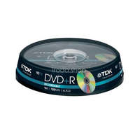  DVD+R TDK 4,7GB 16x 10db henger