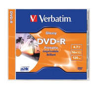  DVD-R Verbatim 4,7GB 16x nyomtatható 43521