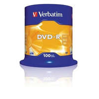  DVD-R Verbatim 4,7GB 16x 100 db/henger