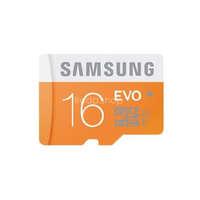 SAMSUNG Memóriakártya SAMSUNG EVO 16GB microSD+adapter
