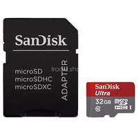 SANDISK Memóriakártya SanDisk Micro SDHC Ultra 32GB + adapter Class10, A1+Android APP